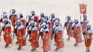 Απόσπασμα στο ρωμαϊκό στρατό.  Ρωμαϊκός στρατός.  Προετοιμασία για μάχη.  Τακτική του ρωμαϊκού στρατού